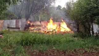 preview picture of video 'Пожар в Одинцово. Fire in Odintsovo'