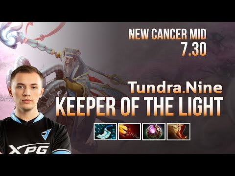 New CANCER Midlane KEEPER OF THE LIGHT - Dota 2 Pro gameplay BY Tundra.Nine [7.30]