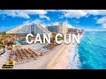 4K FLYING OVER CANCUN, MEXICO - Wonderful Natural Landscape With Calming Music For New Fresh Day 4K