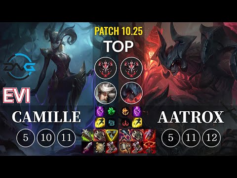 DFM Evi Camille vs Aatrox Top - KR Patch 10.25