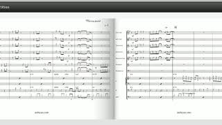 Cherry point, Jazz, Count Basie, Neal Hefti, big band score