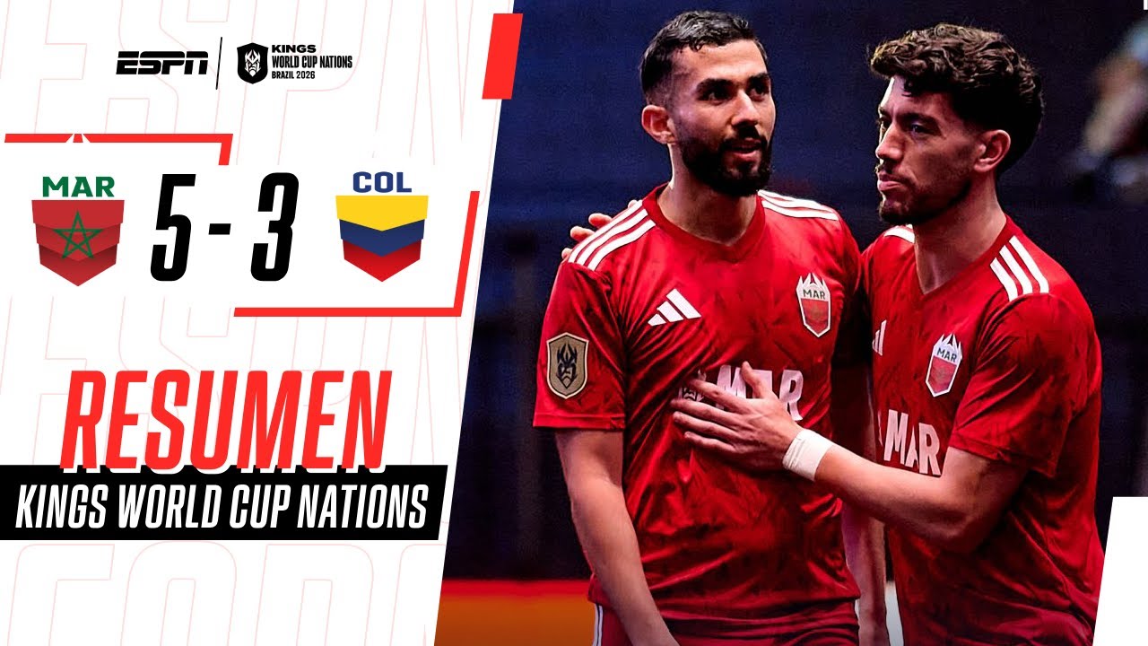 COLOMBIA DEBUTÓ EN LA KINGS CUP NATIONS CON EL PIE IZQUIERDO | Marruecos 5-3 Colombia | RESUMEN