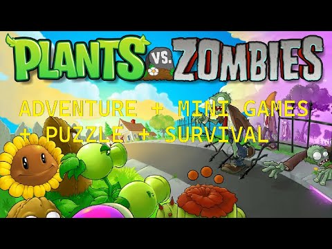 Plants vs. Zombies: GOTY Edition (2010) (PC) - Full Longplay (4K 60FPS)