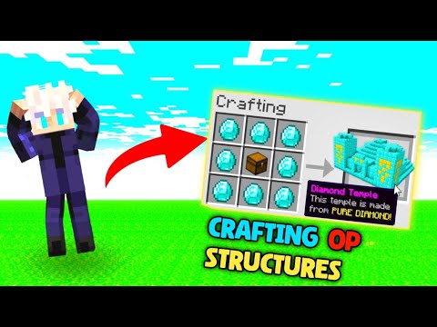 Craft OP Structures in Minecraft! Hindi Speedrun