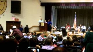 Shut Up! - Community Board 9 member yells at Community Residents - Rezoning threatens NY J'Ouvert