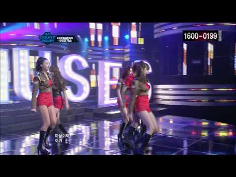 120308 M Countdown 나인뮤지스(9Muses) - Ticket