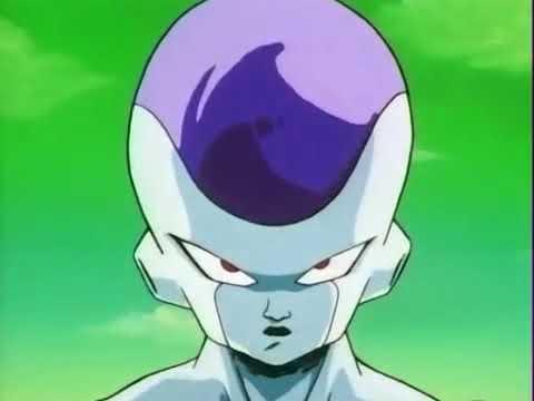 Frieza fires at Dende and he makes Gohan Angry
