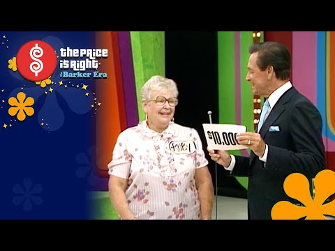 Sweet Senior Is Shocked When She Wins $10,000 Playing PUNCH-A-BUNCH! - The Price Is Right 1984