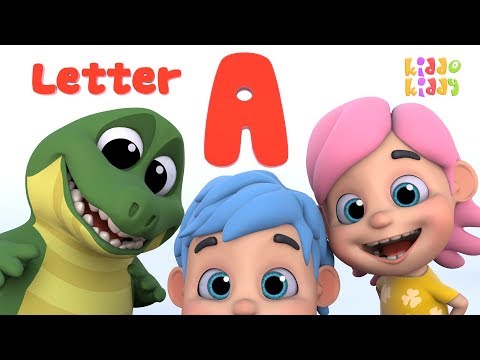 Letter A  |  Alphabet | Kiddo Kiddy