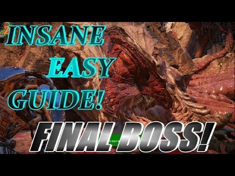 ACTV: 4. RELEASE HOW TO KILL THE FINAL BOSS (INSANE)  EASY GUIDE! Gears of war 4 campaign