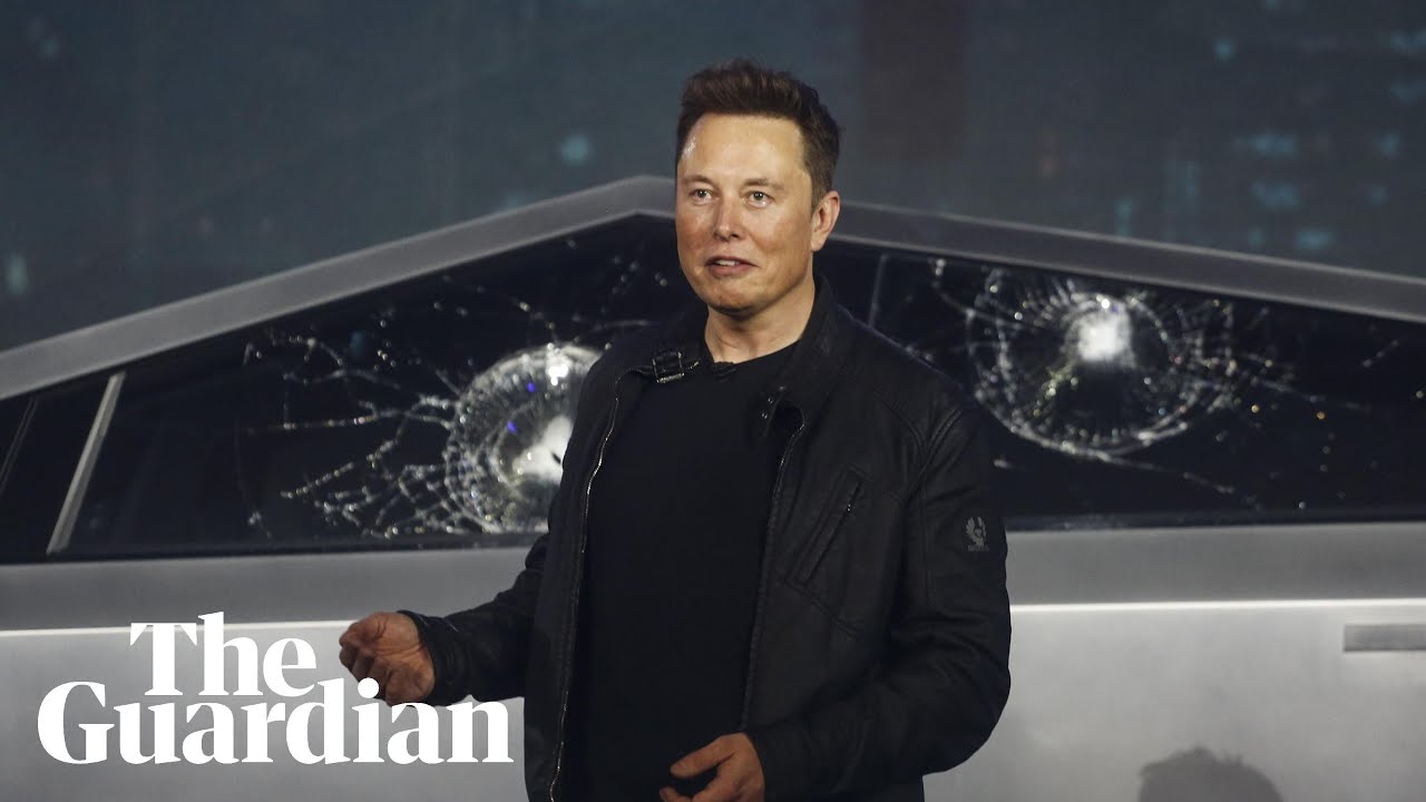 'Armour glass' windows on new Tesla Cybertruck shatter during demonstration thumnail