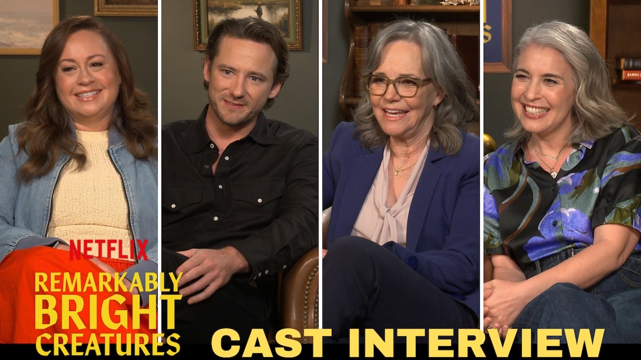 Remarkably Bright Creatures Cast Interview | Sally Field and Lewis Pullman on Healing & Hope