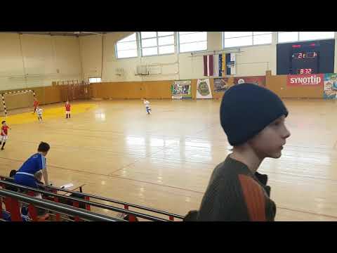 OgresNSC-Kūldīgas NSS 1-2. U11 zeni Latvijas fināls futbolā iekštelpās 15.03.2019 Ludza