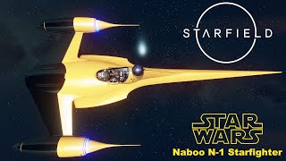STARFIELD - Star Wars - Naboo N-1 Starfighter - Exterior Tour - PC