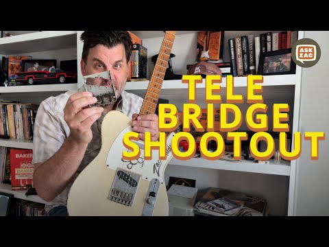 Telecaster Bridge Shootout! 3-Saddle vs 6-Saddle on My 1957 Esquire - Ask Zac 251