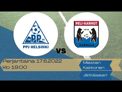 Miesten Kakkonen 17.6.2022 klo 19:00 Jätkäsaari, Hki -  PPJ vs Peli-Karhut (PeKa, Karhula)