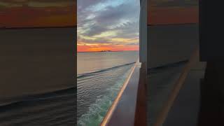 Sunrise at Darwin, Australia from Cunard’s Queen Anne