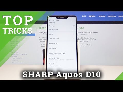 TOP TRICKS SHARP Aquos D10 - Super Features / Cool Options