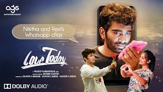 Download lagu Love Today Movie Scene -  Nikitha and Revi's Whatsapp chat | Pradeep Ranganathan | AGS Entertainment mp3 Download lagu Love Today Movie Scene -  Nikitha and Revi's Whatsapp chat | Pradeep Ranganathan | AGS Entertainment mp3
