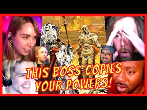 GAMERS FIGHT COPYCAT BOSS of SIR GIDEON OFNIR THE ALL KNOWING BOSS FIGHT REACTIONS - ELDEN RING BOSS