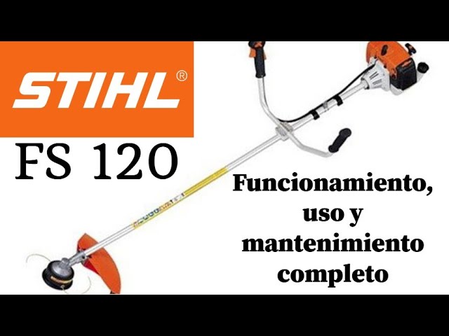 Vídeo relacionado con Stihl Desbrozadora FS120R, 30,8 CC, 1,3 KW/1,8 CV, peso 6,0 kg, para hierba tenaz con sistema antivibrante, multicolor