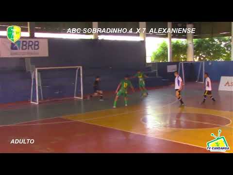 ABC SOBRADINHO X ALEXANIENSE - ADULTO - XXXIV COPA CANDANGA DE FUTSAL