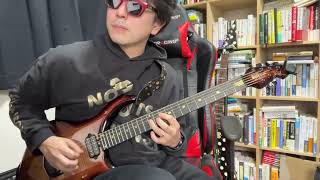 Technical Difficulties (Racer X)-Paul Gilbert のイントロ弾いてみた　0，7倍速
