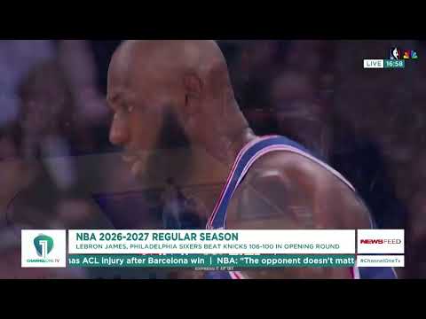 LeBron James Records First Win With Philadelphia 76ers
