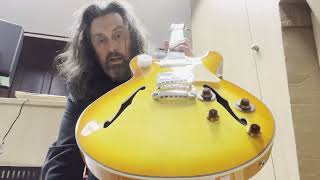 Video thumbnail for Unboxing - Harley Benton HB 35 plus Lemon Drop and Thomann Hard Case by Matthew Elvis Brown