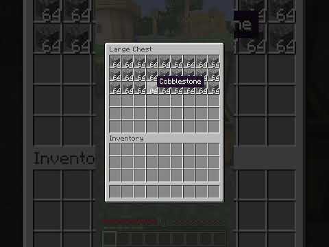 How to move items fast in chests and inventory on Minecraft  #gaming #minecrafttutorial