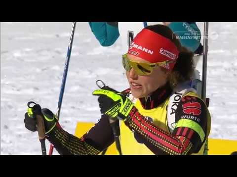 Damen Massenstart Biathlon WM 2017 Hochfilzen/HD