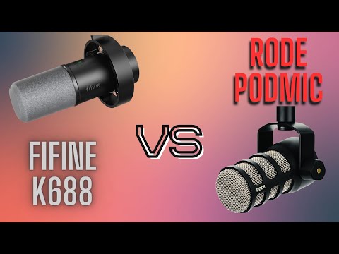 FiFine K688 vs Rode Podmic. Battle of  the budget podcast MICS #fifine  vs #rodemic