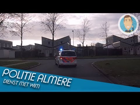 POLITIE ALMERE | DIENST MET WIM | BRAND | RUZIE IN DE WONING