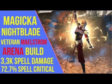 ESO Magicka Nightblade VMA Build - Magicka Nightblade Veteran Maelstrom Arena Build