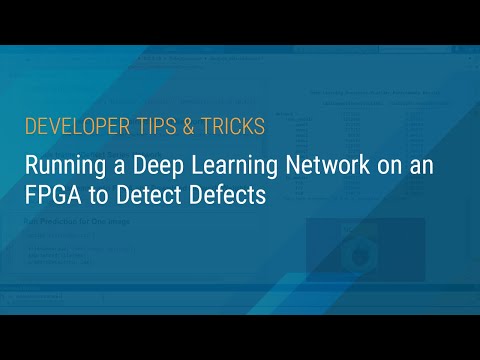 Running a Deep Learning Network on an FPGA to Detect Defects