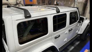 Rhino-Rack Vortex SG 2-bar roof rack Installed on the Jeep Wrangler 4xe!!!!