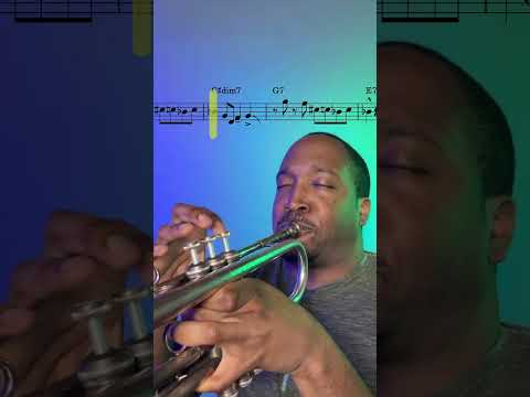 STEAL THIS easy jazz trumpet solo | Concert F Blues