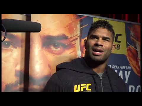 UFC 218 Open Workout: Alistair Overeem Media Scrum