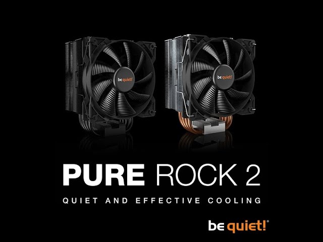 be quiet! CPU Cooler - Pure Rock 2 Black - English