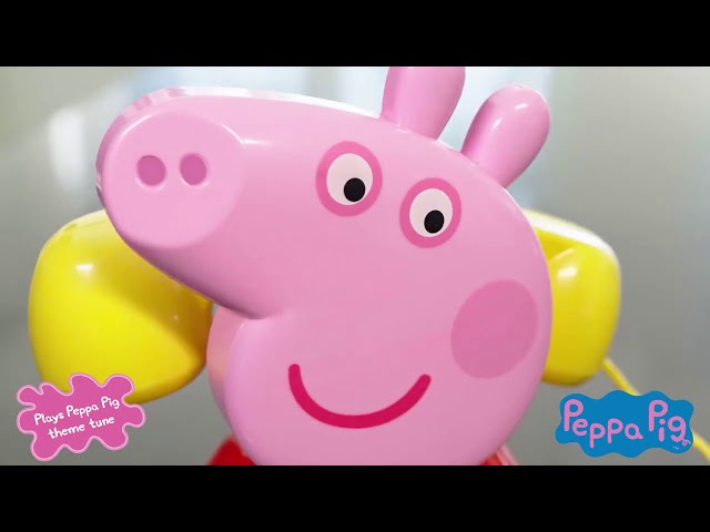 Іграшка-каталка на мотузочці Peppa - Телефон Пеппи