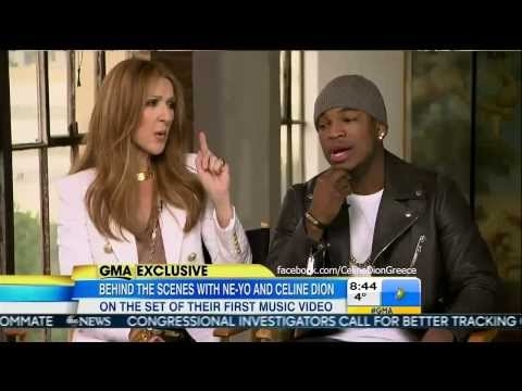 Celine Dion & Ne-Yo - Incredible (Behind-The-Scenes) GMA 30/1/14
