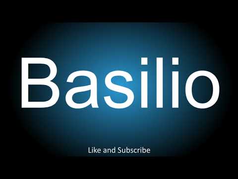 How to correctly pronounce in Italian and Spanish - Basilio.