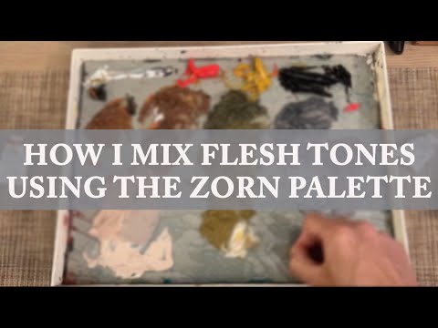 Zorn Palette Mixing (Oil Painting)