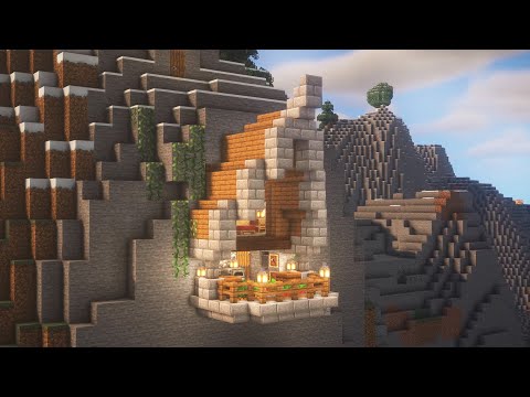 EPIC Cliffside Survival House Build in Minecraft!