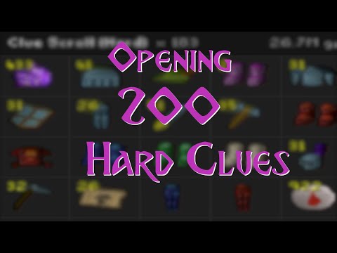 Clip: Opening 200 Hard Clue Caskets