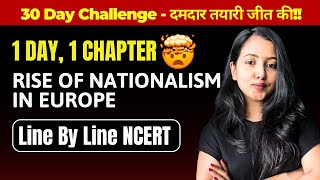 RISE OF NATIONALISM IN EUROPE FULL CHAPTER  CLASS 