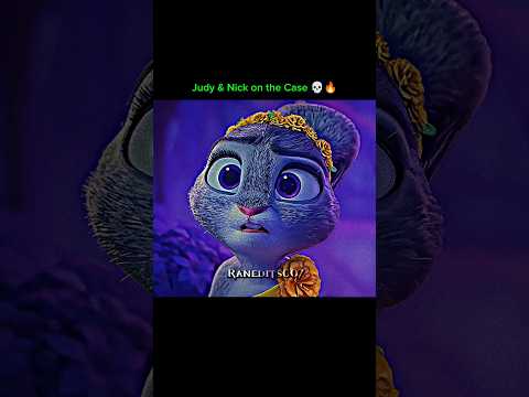 Judy & Nick on the Case 💀😱 | Zootopia | #zootopia #zootopia2 #edit #po #shorts #animation