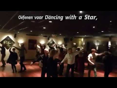 oefenen voor " Dancing with a Star ",  in de " Hofnar  " op zaterdag 1 febr.2020