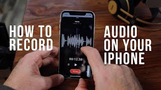How to Record Audio with your iPhone - Voice overs