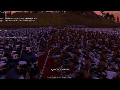 2,000 Baby Groot vs 10,000 Heavy Knights Ultimate Epic Battle Simulator